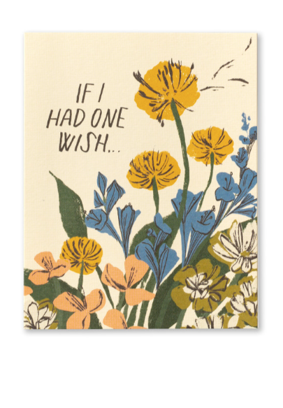 If I Had One Wish... Birthday Card