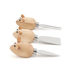 3 Blind Mice Cheese Knives