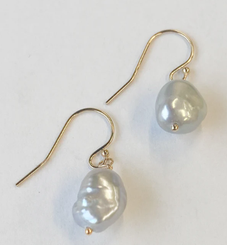 Simple Baroque Drop Pear Earrings