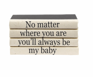4 Vol. Book Stack - “Always Be My Baby”