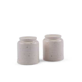 Speckled Ceramic Salt & Pepper Shaker Set