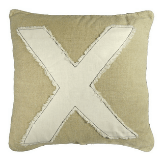  "X" pillow