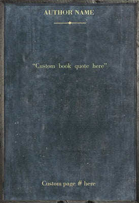 Book Collection Custom (Grey Wood) - Art Print