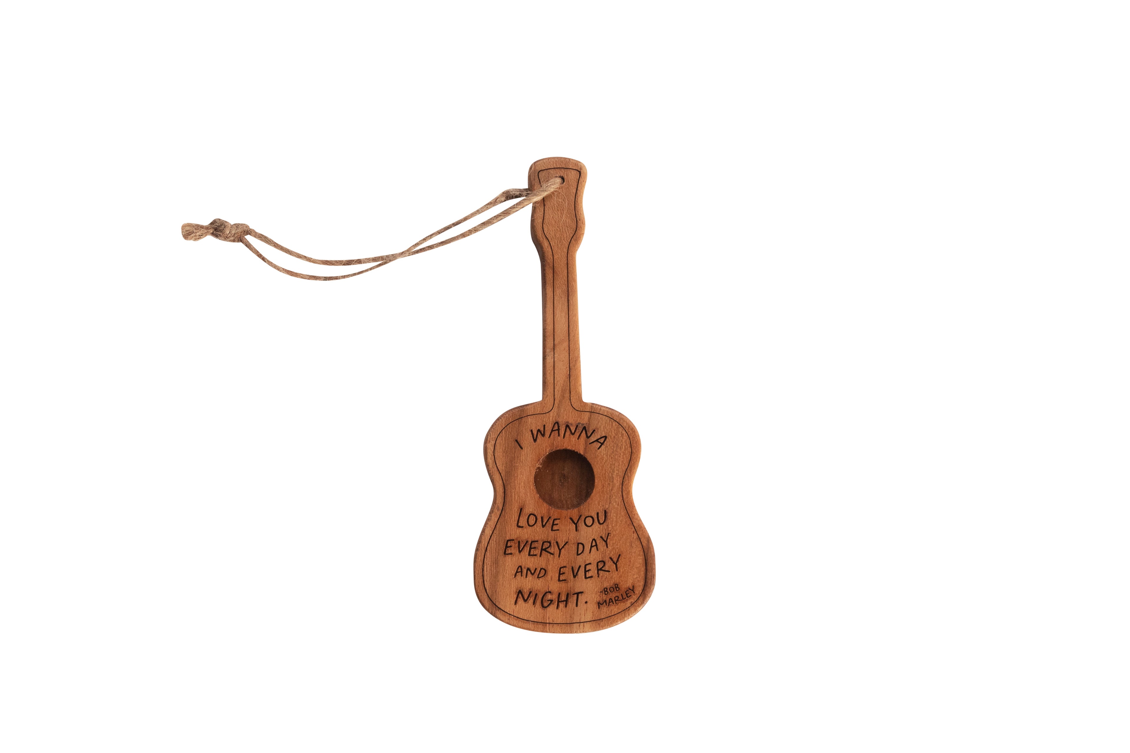 I wanna love you (Bob Marley) Wooden Guitar - 2"x5"