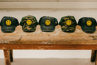 smiley trucker hats