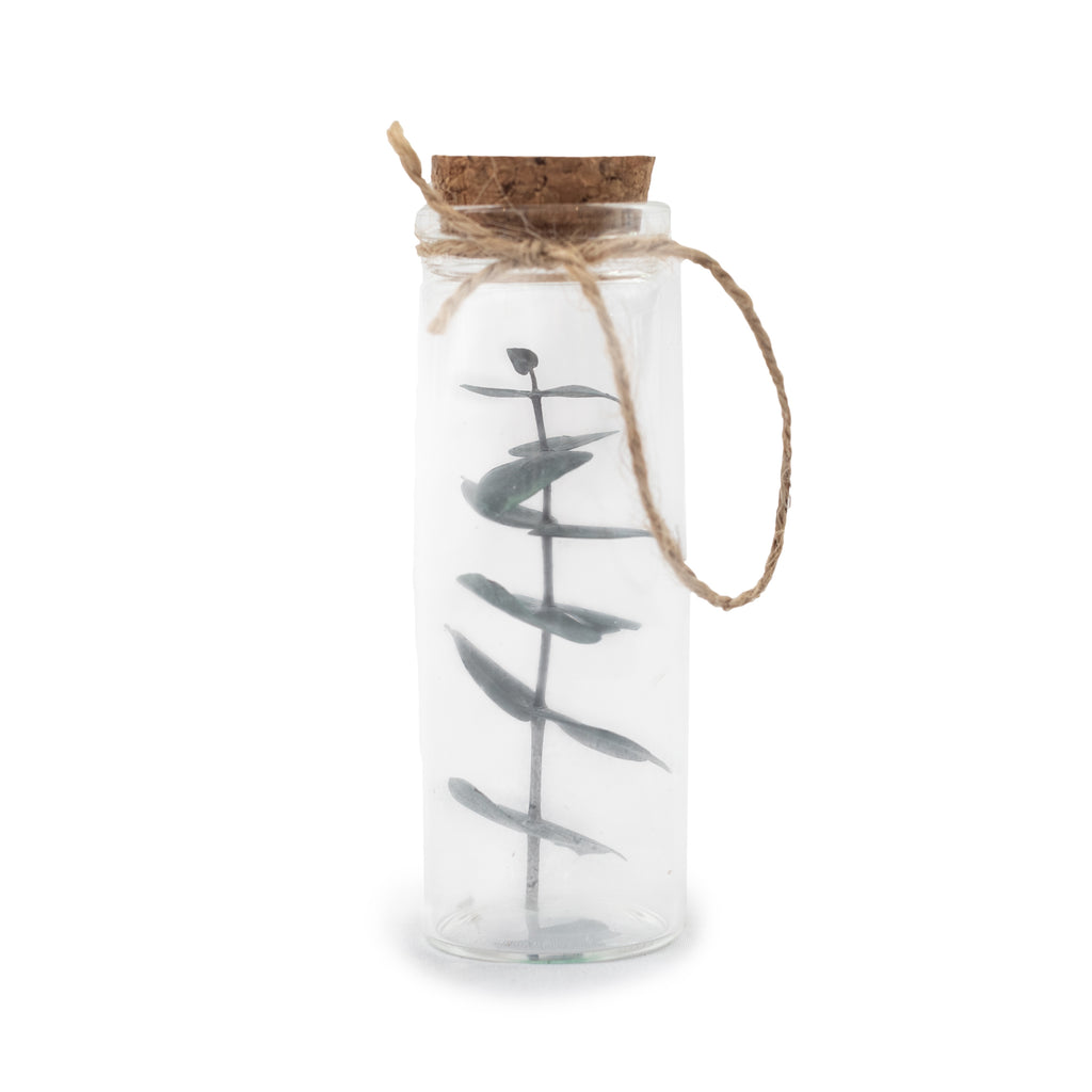 Dried Botanical Bottles with Cork & Twine