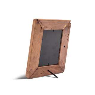 back of wood photo frame